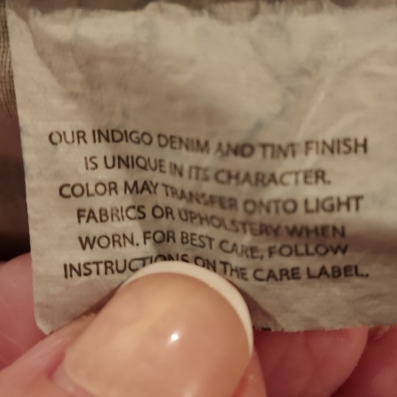 BANDOLINO Indigo denim Morgan high rise embroidered pockets jeans sz 14 - Picture 6 of 13